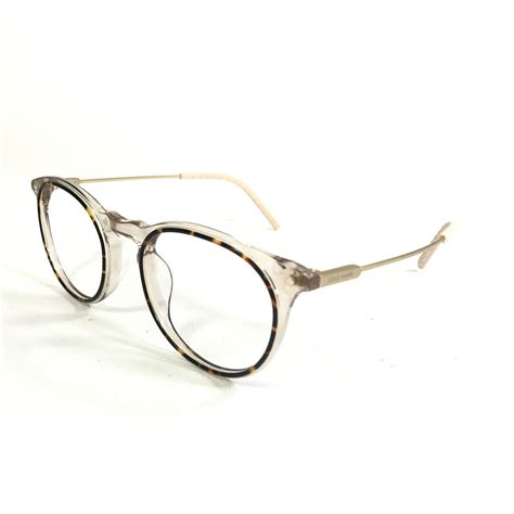 Cole Haan Eyeglasses Frames Ch5028 237 Tortoise Clear Gold Round 50 20 135 Ebay