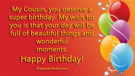 Happy Birthday Cousin Wishes And Quotes 2happybirthday