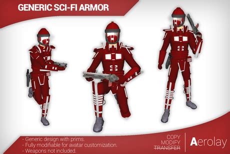 Second Life Marketplace - [Aerolay] - Generic Sci-Fi Armor