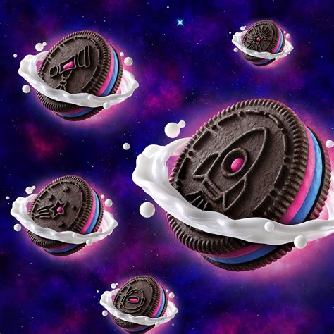 OREO Space Dunk Galletas sándwich de chocolate edición limitada 10