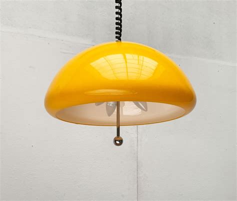 Mid Century Space Age Cabras Pendant Lamp By Luigi Massoni For Guzzini