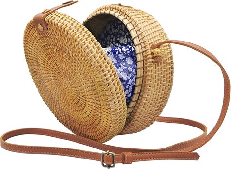 Round Rattan Bag Bali Atelier Yuwa Ciao Jp