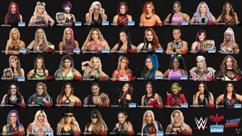 Create A 2024 WWE Women S Roster Main Roster Tier List TierMaker