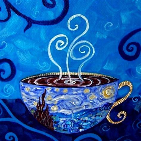 ☕ Coffee ♥ Craft ☕ Coffee Cup Art Coffee Crafts Night Coffee