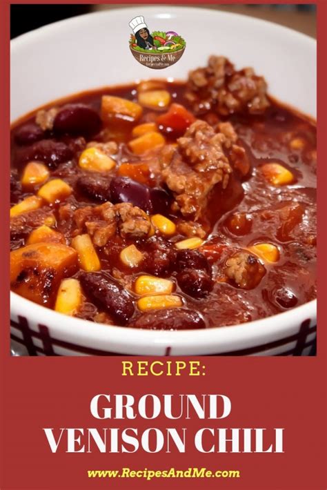 Veggie and Ground Venison Chili Recipe