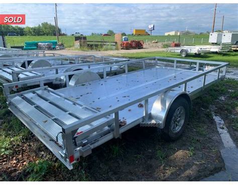 2021 H H Alum Utility 82x14 W Gate BDH49075 Cooper Trailers Inc