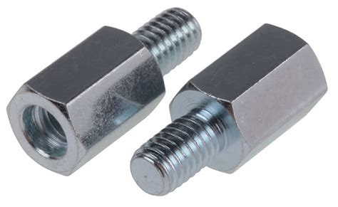 RS PRO Separador Acero Galvaniz M6x14mm Tipo 1 603 508 RS Components