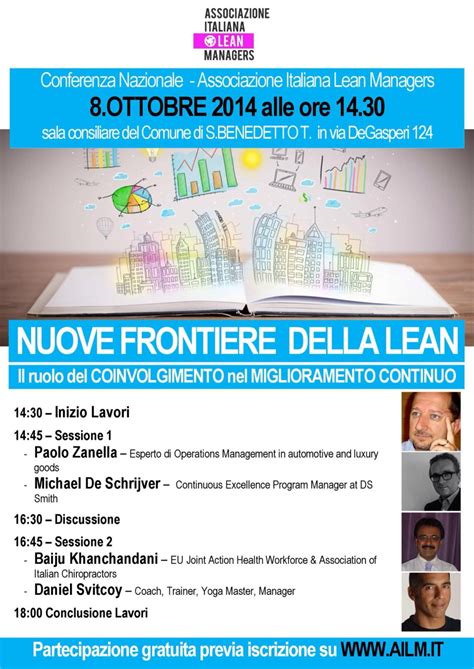 Save The Date 8 Ottobre Lean E Coinvolgimento La Versione Di Paolo