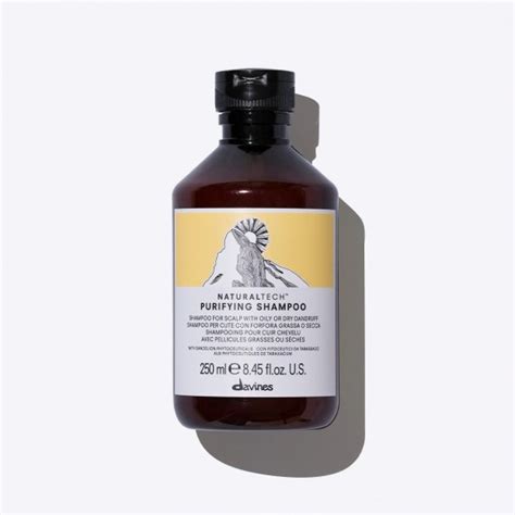 Champú Purificante Naturaltech De 250ml Davines Para Cueros Cabelludos