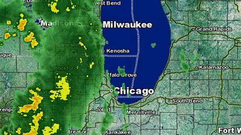 Milwaukee radar map - Map of Milwaukee radar (Wisconsin - USA)