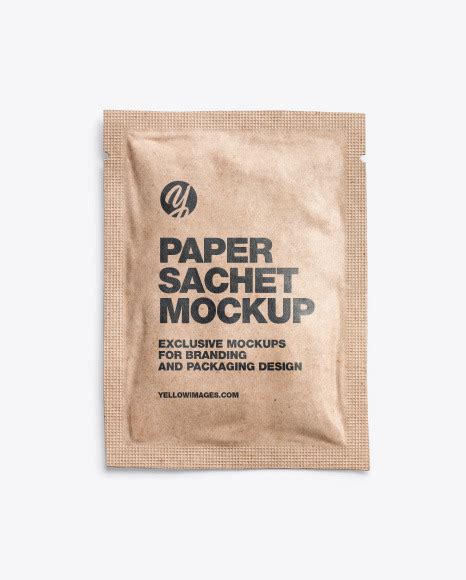 Kraft Paper Sachet Mockup Free Download Images High Quality Png  73230