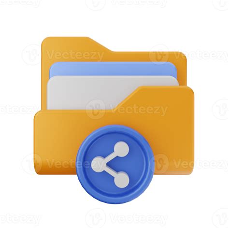 3d Folder File Icon Illustration 22353627 Png