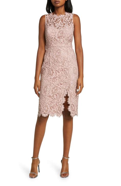 Eliza J Sleeveless Lace Sheath Dress Nordstrom