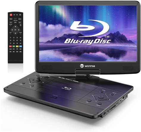 Wonnie 169 Portable Blu Ray Dvd Player With 141 1080p