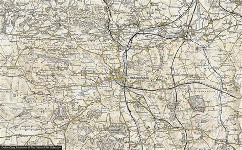 Historic Ordnance Survey Map Of Chesterfield 1902 1903