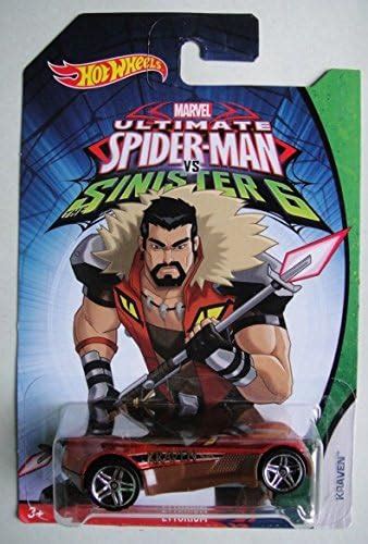 Amazon Hot Wheels Marvel Ultimate Spider Man Vs Sinister Kraven Ettorium Toys Games