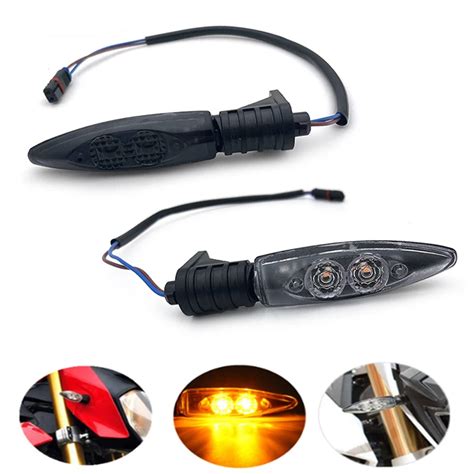 Luces Intermitentes LED Para Motocicletas Indicadores De Giro Para