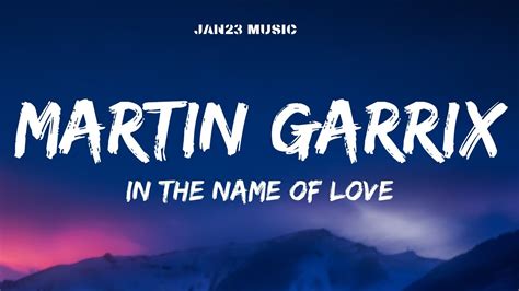 Martin Garrix And Bebe Rexha In The Name Of Love Lyrics Youtube