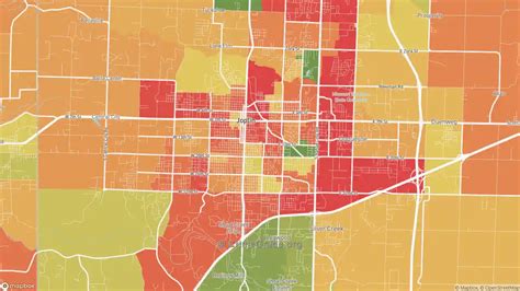 The Safest And Most Dangerous Places In Joplin Mo Crime Maps And