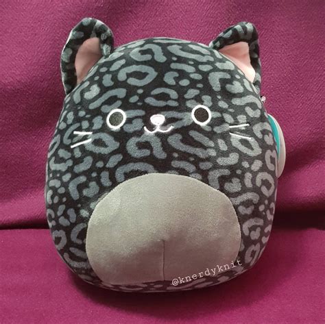 New Xiomara The Leopard Black Cat Squishmallow Etsy