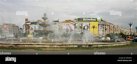 Bucharest Romania Romanie boulevard bulevardul unirii Nicolae Ceausescu ...