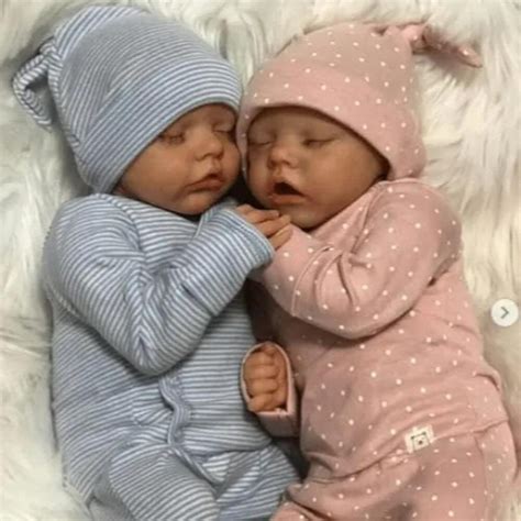 18 Mini Reborn Babies Full Silicone Vinyl Twins Dolls Lifelike