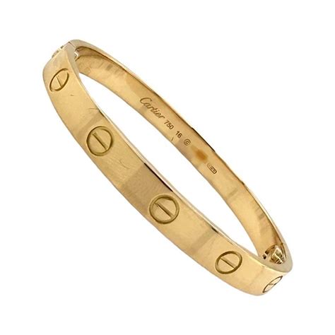 Cartier Love Bracelet Small Model With Diamonds In K Yellow Gold