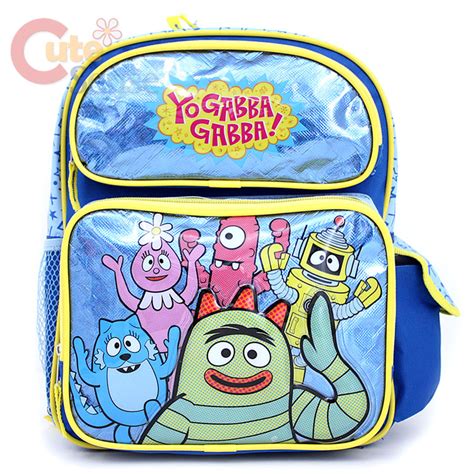 Yo Gabba Gabba School Backpack Toddler Bag-12" M | eBay