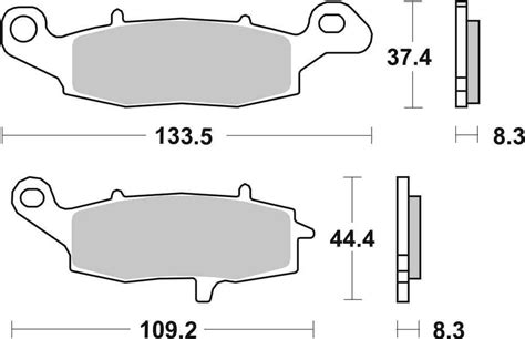 SBS RACING BRAKE PADS SINTER RACE FRONT Kenma