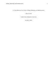 Eileen Novell Draft Of Billing Marketing Reimbursement Docx