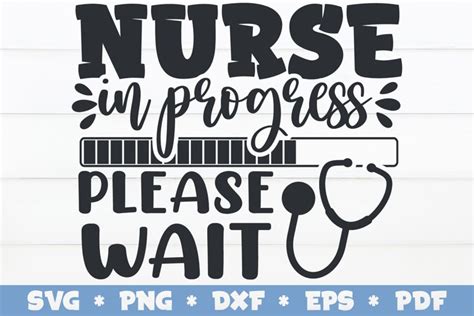 Nurse In Progress Svg Nurse Svg Cut File