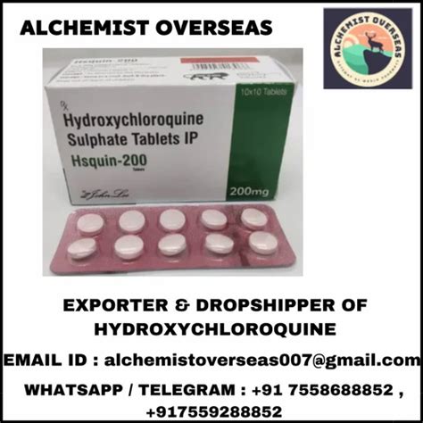 Hydroxychloroquine Tablet Ip Mg At Rs Stripe Nagpur Id