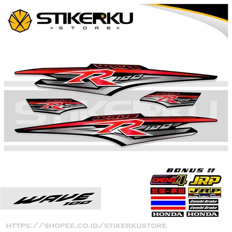 Striping Supra Fit New Sticker Wave R Stock Decal Wave