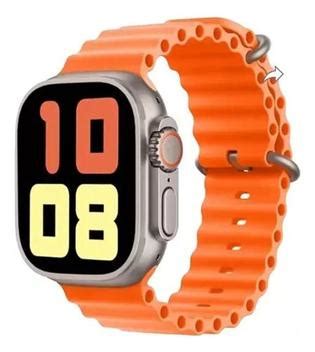 Smartwatch Relógio Inteligente Laranja S18 Ultra Pro Max Séries8 Nfc