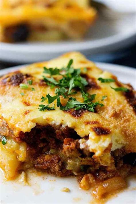 Greek Eggplant Moussaka Recipe • Unicorns in the Kitchen