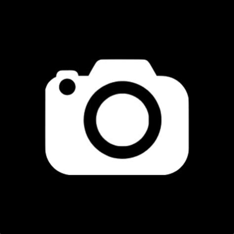 Camera Icon Black Apps