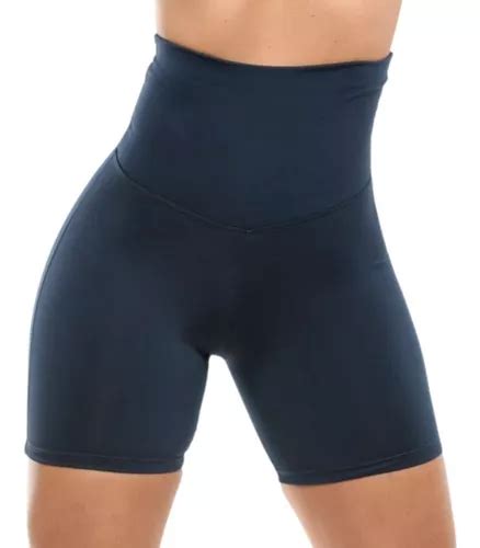 Kit Bermudas Suplex Feminina Cos Alto Gin Stica Grossa