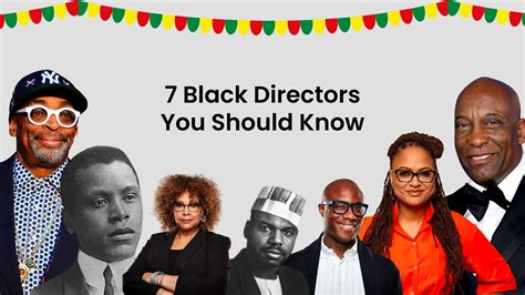 7 Black Filmmakers and Directors You Should Know