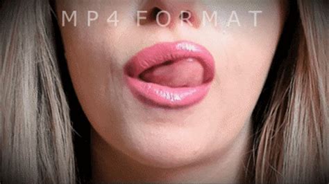 Glossy Lips Blowing Bubbles Hd Mp4 Spoiled Brat Mercy Clips4sale