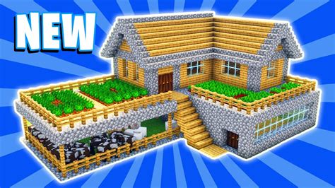 Minecraft House Tutorial Large Wooden Survival House How To