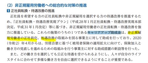 時間の達人 社労士試験金沢博憲社労士24資格の大原 On Twitter 毎日白書 「キャリアアップ助成金」 キャリアアップ→経歴