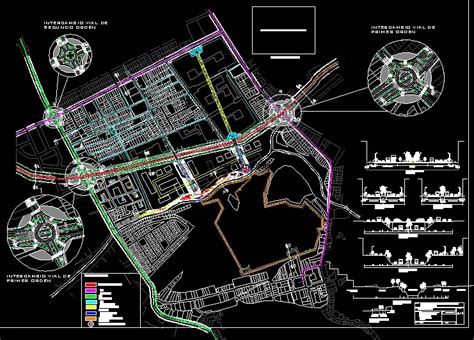 Piano Stradale In Autocad Libreria Cad