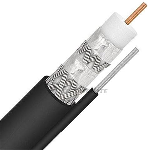 Phat Satellite Intl 3ghz Quad Shield Rg11 Outdoor Coaxial Cable With Aerial