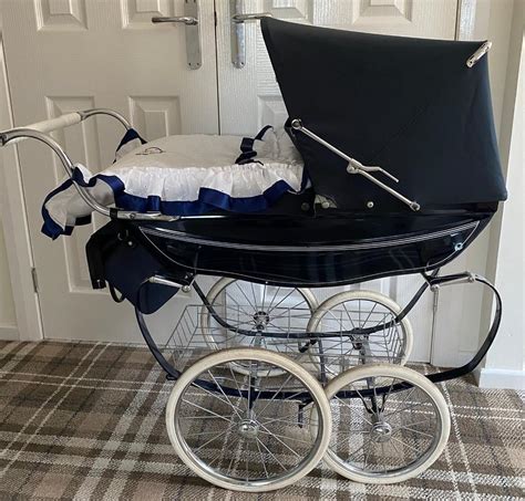 Navy Silver Cross Dolls Pram In Alloa Clackmannanshire Gumtree