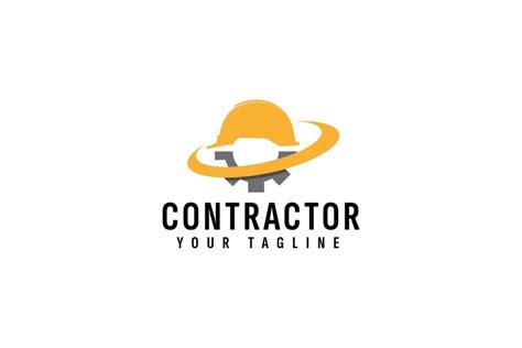 Premium Vector Contractor Logo Vector Icon Illustration