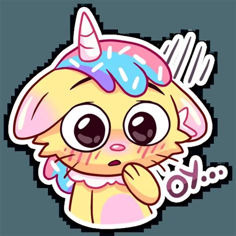 Уютненький Кэнди Кэт Telegram stickers