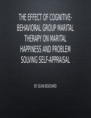 Week Powerpoint Pptx The Effect Of Cognitivebehavioral Group