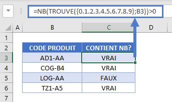 Ntroduire 46 imagen formule excel contient chaine de caractère fr