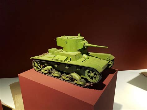 Макет танка Т-26: модель для музея