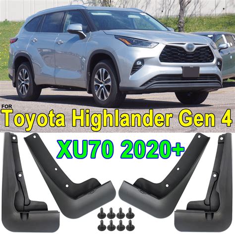 X Splash Guard Mudguards For Toyota Highlander Xu Fender